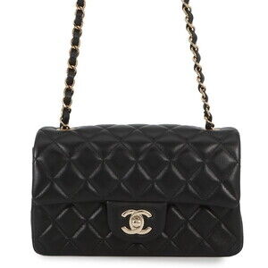 Chanel Chain Shoulder Bag Mini Matelassé 20 Coco Mark Lambskin A69900 CHANEL ...